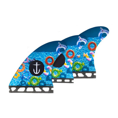 Captain Fin Co. CF Pool Party Tri Fin Set Futures - Surfboardbroker