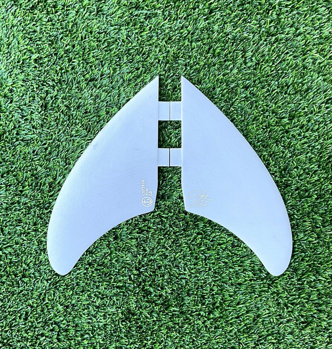 Captain Fin Co. FCS Original Jeff McCallum Twin Set 5.1” (Used) - Surfboardbroker