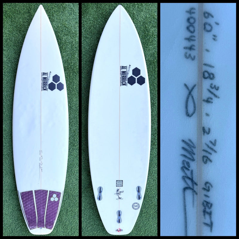 Channel Island Surfboard 6’0 29L (USED) - Surfboardbroker