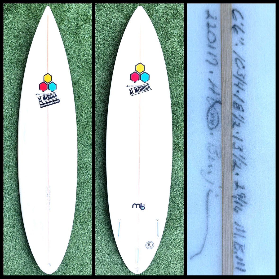Channel Island Surfboard 6’6 33L Benjy Weatherly (Used) - Surfboardbroker