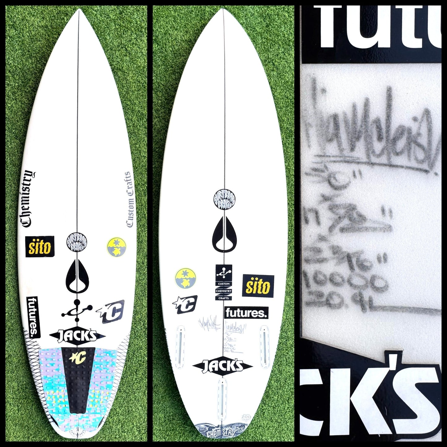 Chemistry Surfboard 5’0 20L For Mia Mcleish (USED) - Surfboardbroker