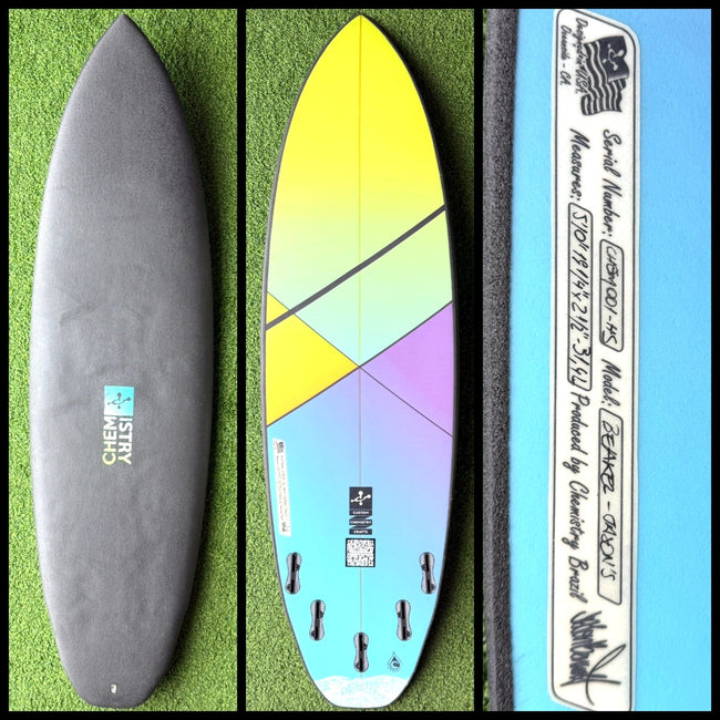 Chemistry Surfboard 5'10 31L (USED) - Surfboardbroker