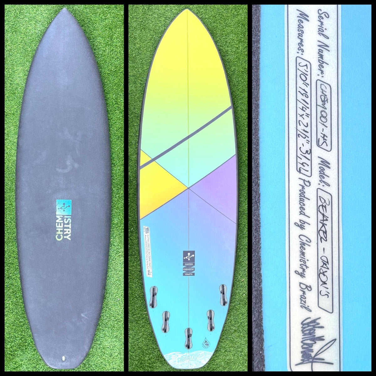 Chemistry Surfboard 5'10 31L (USED) - Surfboardbroker