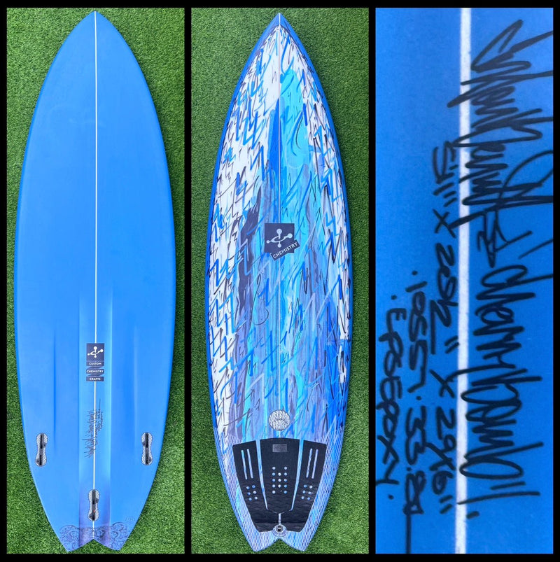 Chemistry Surfboard 5'11 33L (USED) - Surfboardbroker