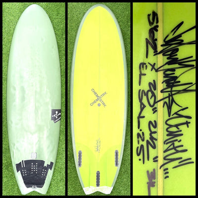 Chemistry Surfboard 5'6 31L Jason Bennett (USED) - Surfboardbroker