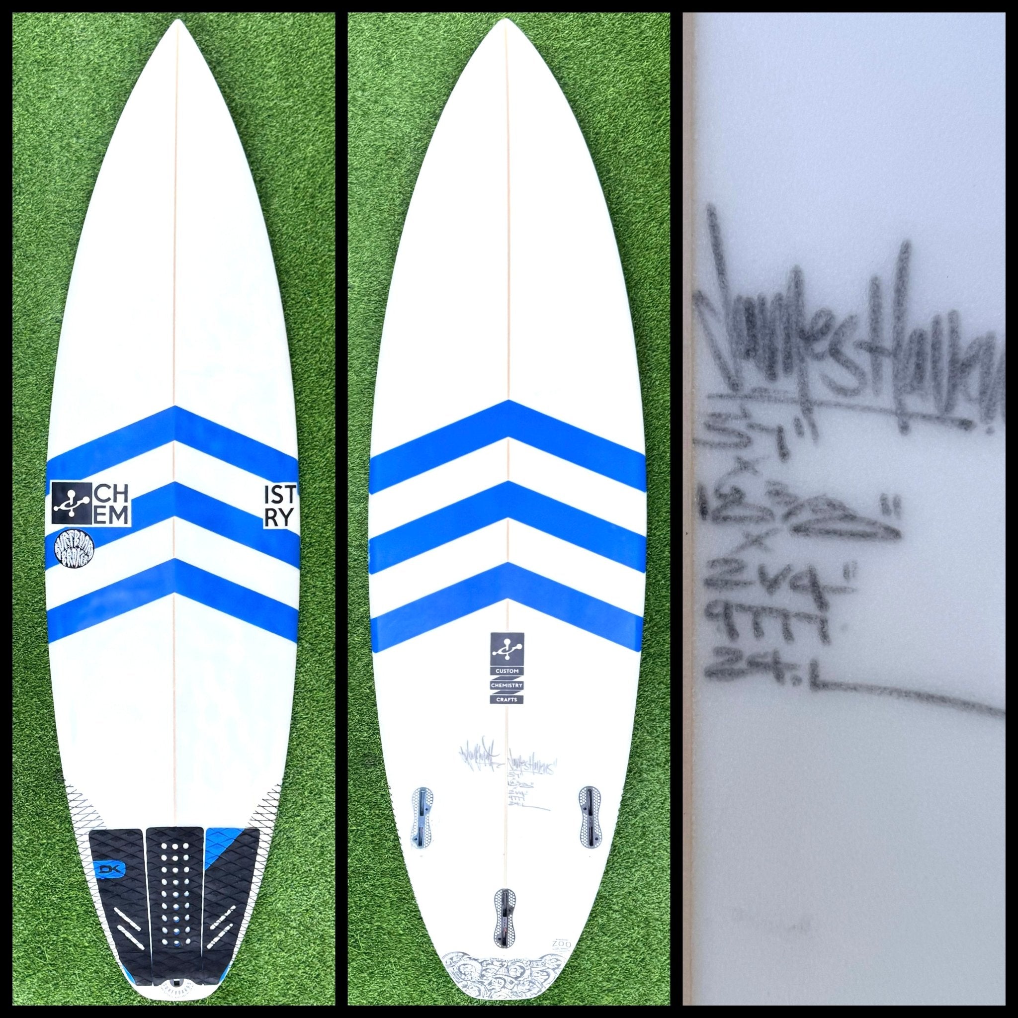 Chemistry Surfboard 5'7 24L (USED) – Surfboardbroker