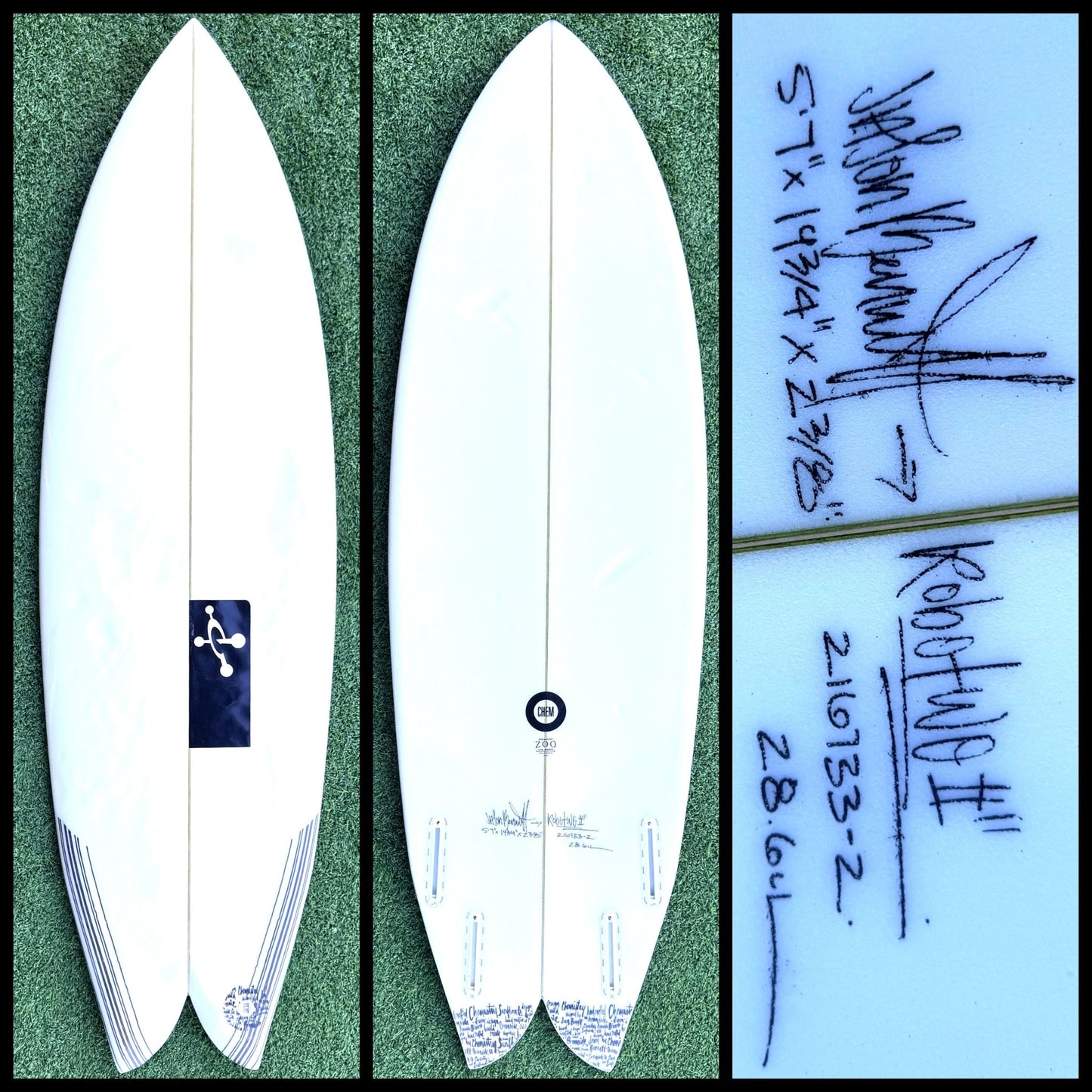 Chemistry Surfboard 5'7 28L (USED) - Surfboardbroker