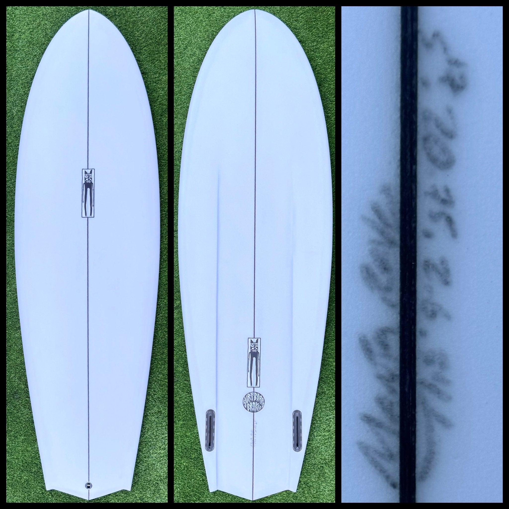 KING　COLE AVISO FIRE BLADE ホワイト サーフボードギャラリー | USED SURF×SURF MARKET