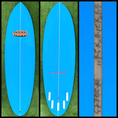 Dewey Webber Surfboard 6'3 38L (New) - Surfboardbroker
