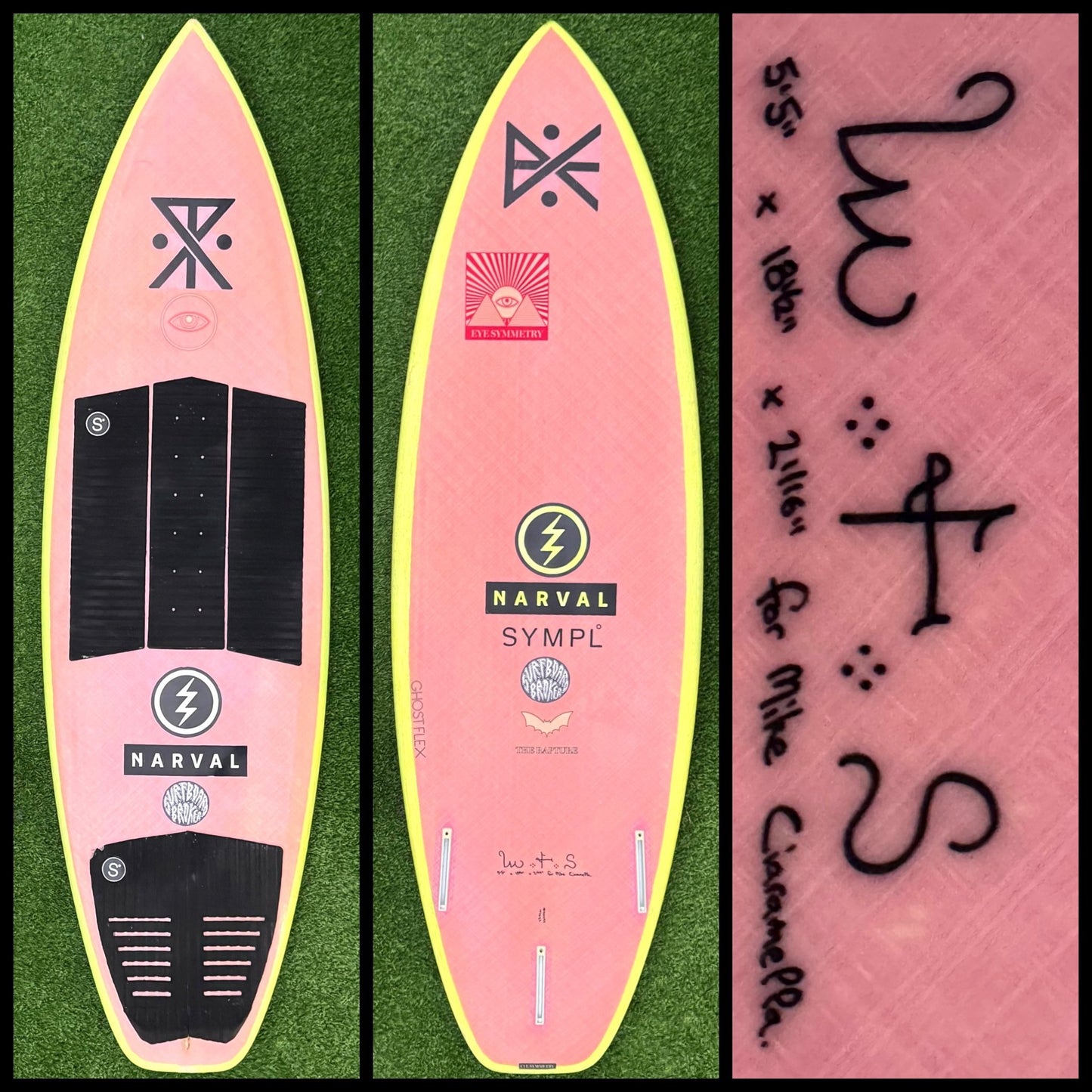 Eye Symmetry Surfboard 5'5 23L Mike Ciaramella (USED) - Surfboardbroker