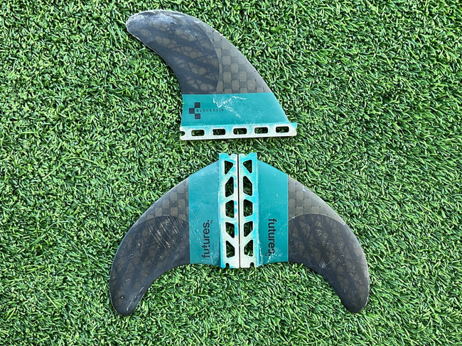 F4 Blackstix Medium Tri Fin (USED) - Surfboardbroker