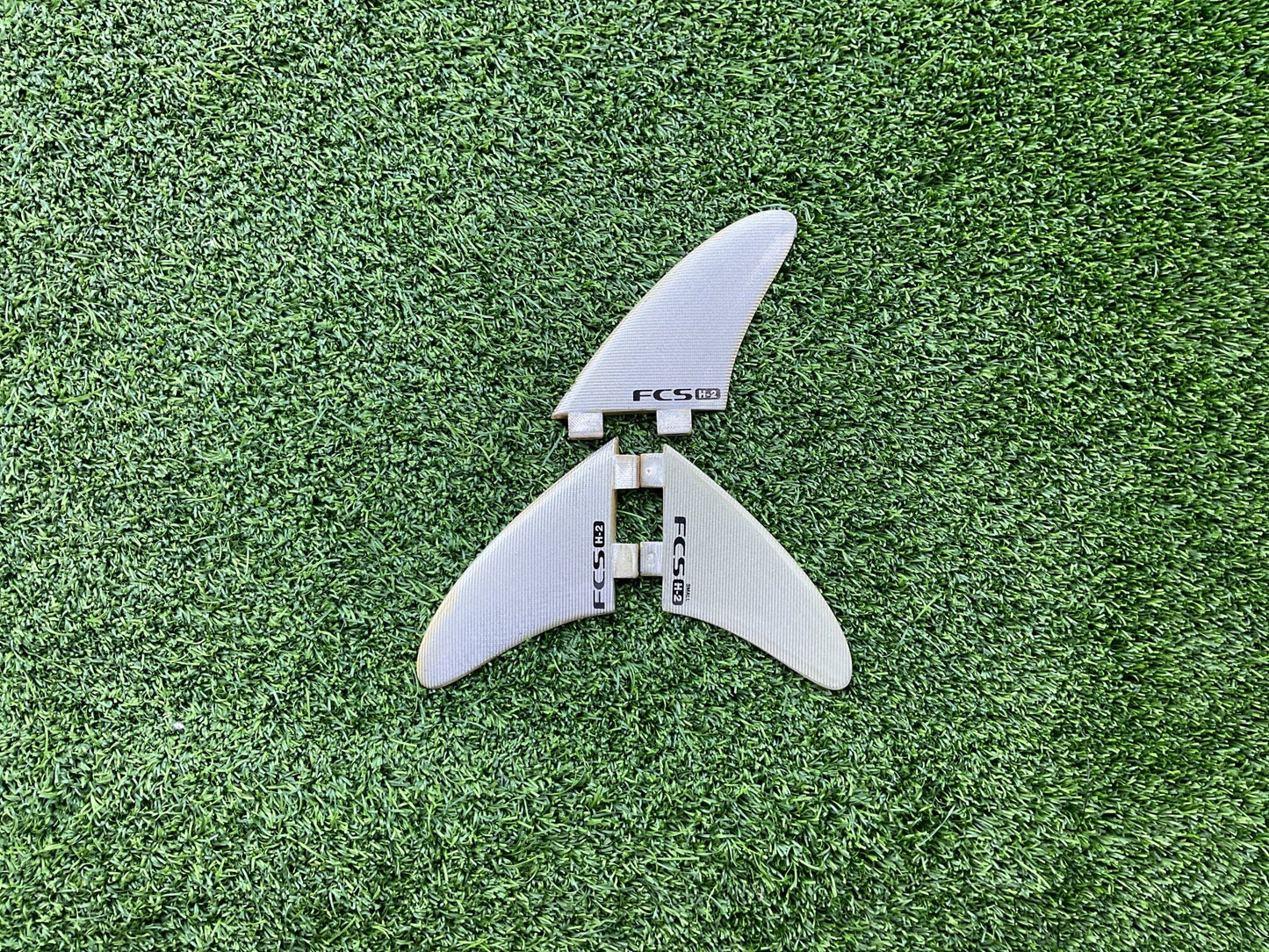FCS H2 SMALL Texalium Tri Fin Set (USED) - Surfboardbroker