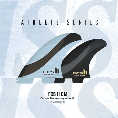 FCS II CARISSA MOORE SIGNATURE TRI FIN SET MEDIUM (New) - Surfboardbroker