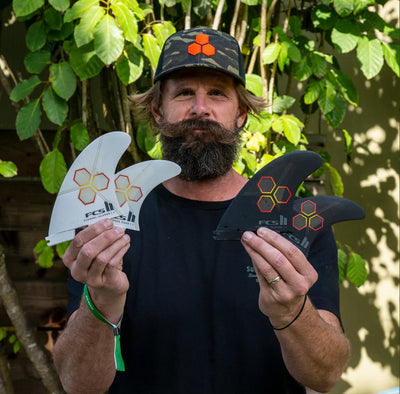 FCS II CI UPRIGHT Thruster Fins Large (New) - Surfboardbroker