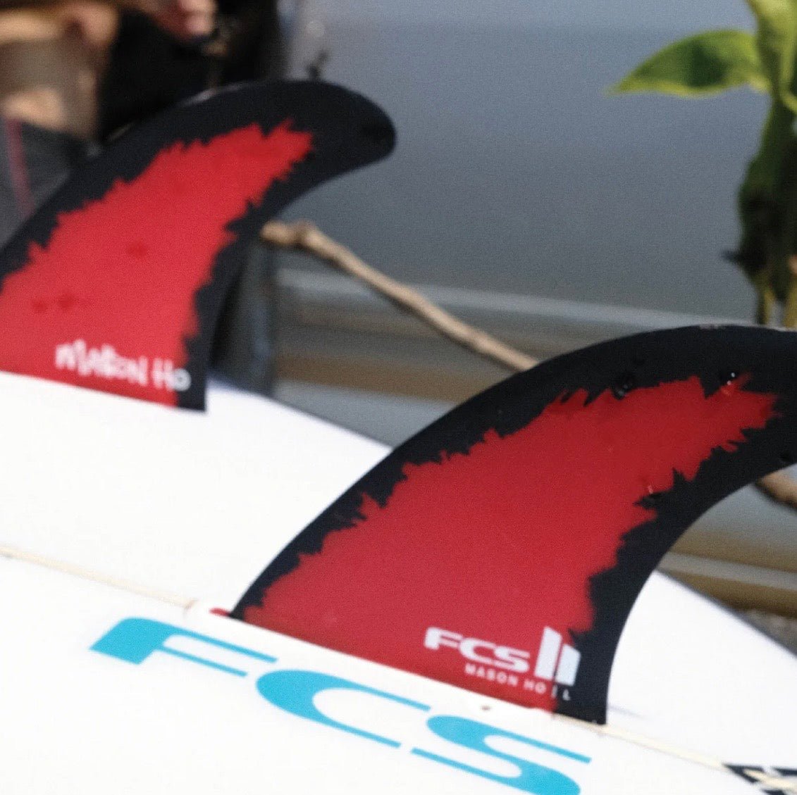 FCS II MASON HO CODE RED TRI FIN SET Medium (New) - Surfboardbroker