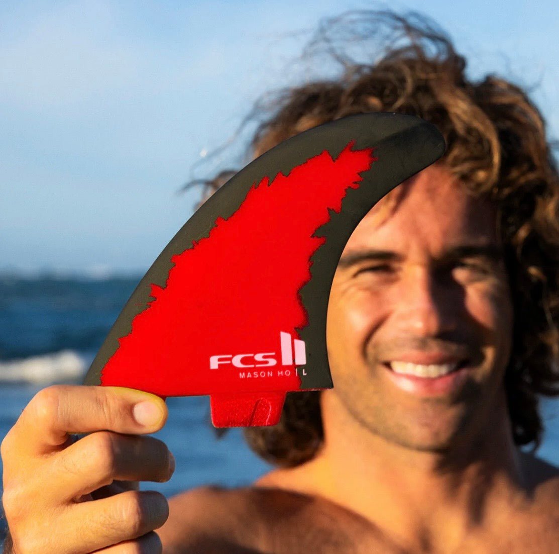 FCS II MASON HO CODE RED TRI FIN SET Medium (New) - Surfboardbroker