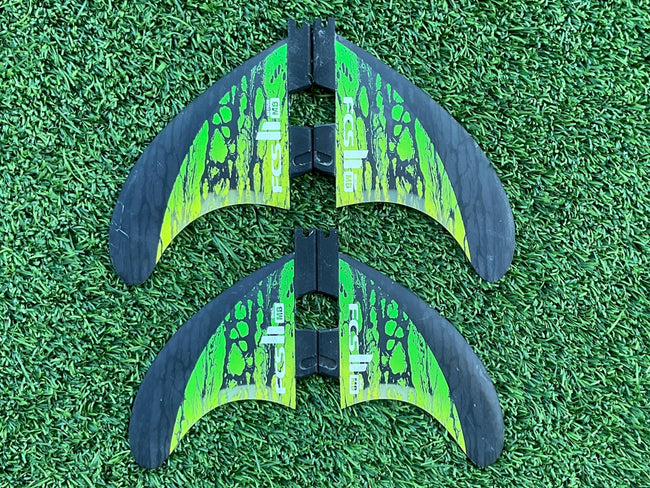 FCS II MB Performance Core Carbon Medium Quad Fin Set (USED) - Surfboardbroker