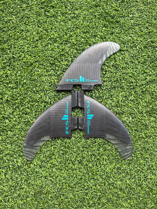 FCS II Performer Medium Carbon Thruster Fin Set (Used) - Surfboardbroker