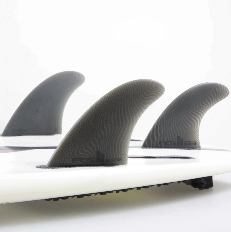 FCS II REACTOR NEO GLASS ECO Thruster Fins Medium (New) - Surfboardbroker