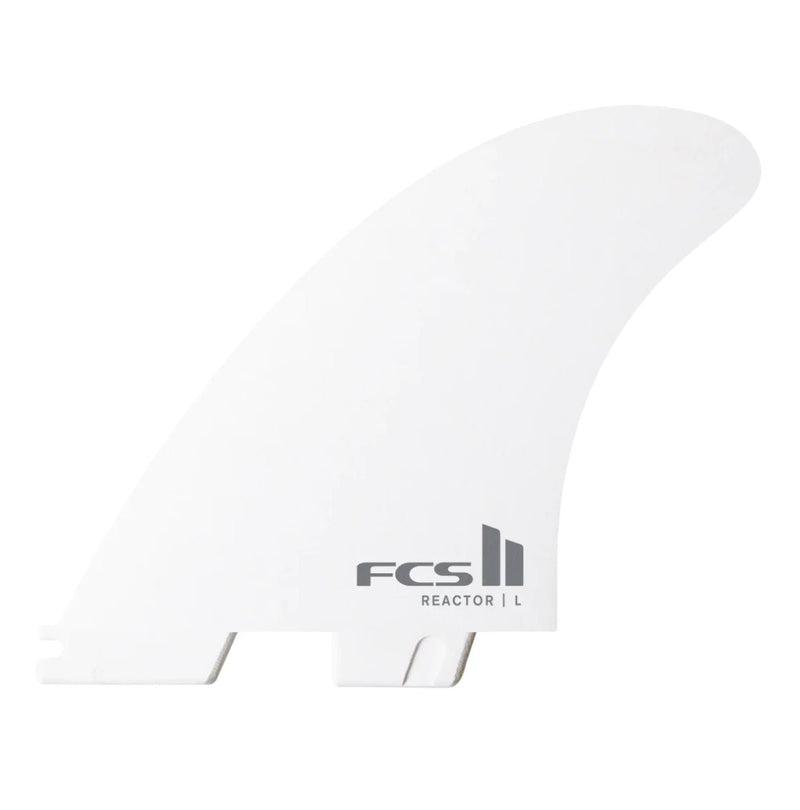 FCS II REACTOR WHITE EDITION TRI FIN SET Medium (NEW) - Surfboardbroker