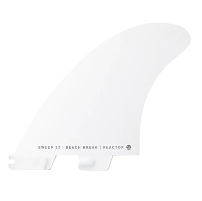 FCS II REACTOR WHITE EDITION TRI FIN SET Medium (NEW) - Surfboardbroker