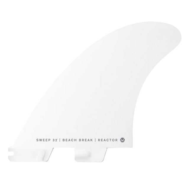 FCS II REACTOR WHITE EDITION TRI FIN SET Medium (NEW) - Surfboardbroker