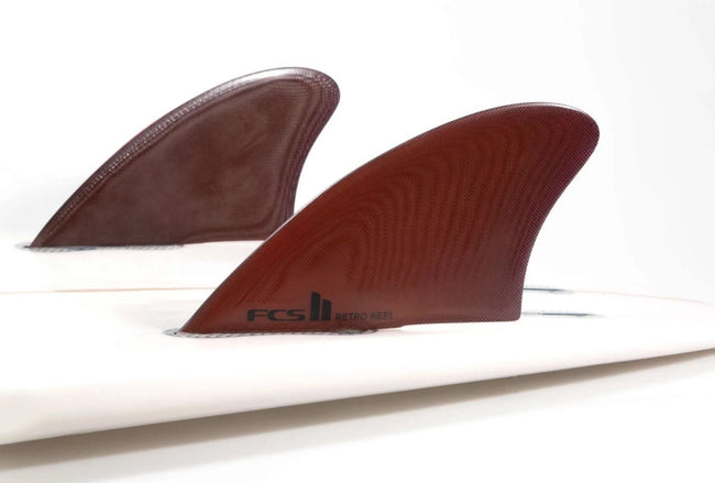 FCS II RETRO KEEL TWIN FINS - Surfboardbroker