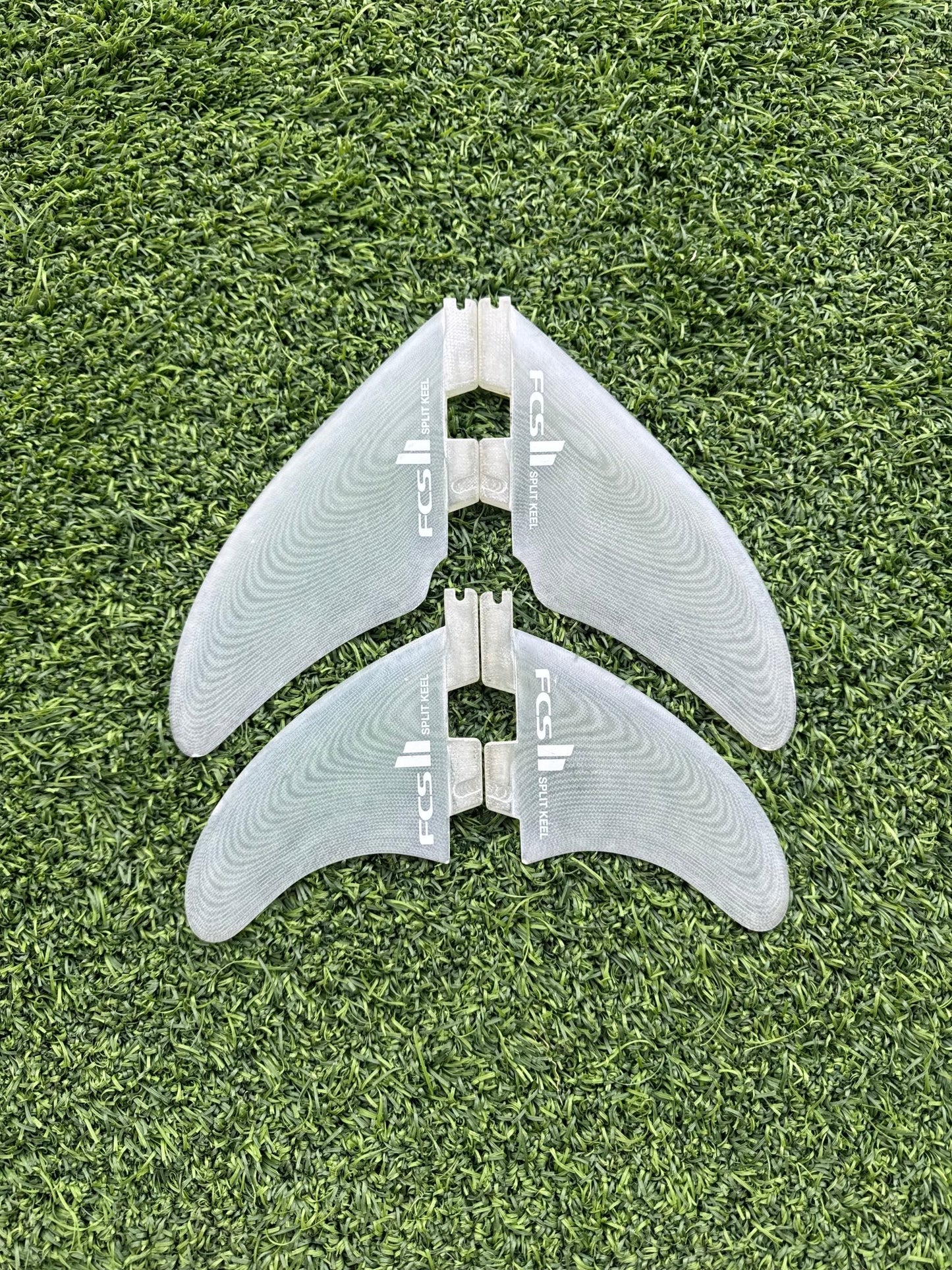 FCS II Split Keel Quad Fin Set (Used) - Surfboardbroker