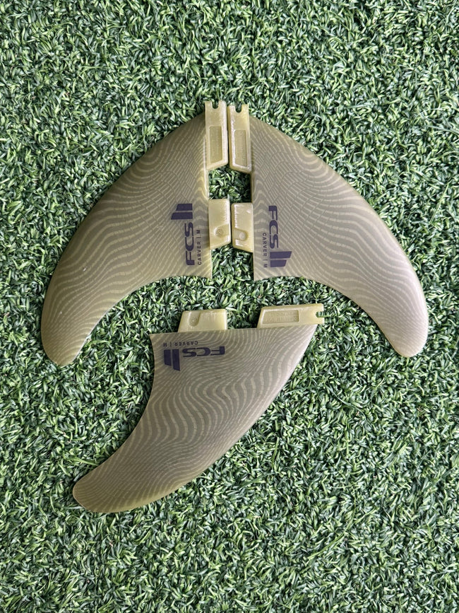 FCS II - Used/CARVER NEO GLASS ECO TRI FINS (Medium) - Surfboardbroker