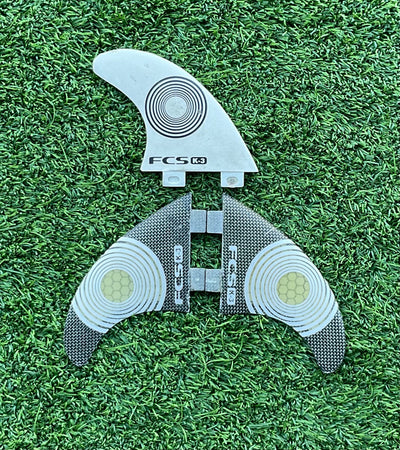 FCS K - 3 Thruster Fin Set – Medium (Used) - Surfboardbroker