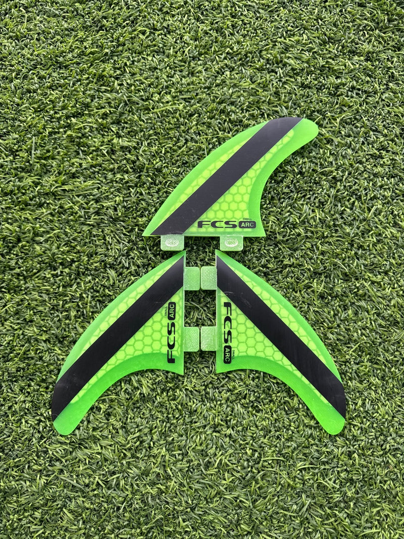 FCS Original ARC Small Thruster Fin Set (NEW) - Surfboardbroker