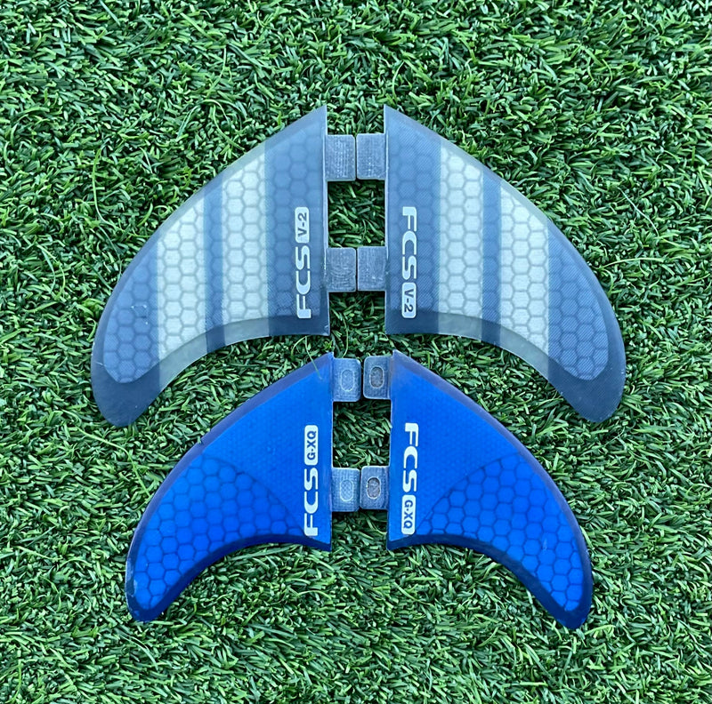 FCS V2 + GXQ Quad Fin Set (Used) - Surfboardbroker