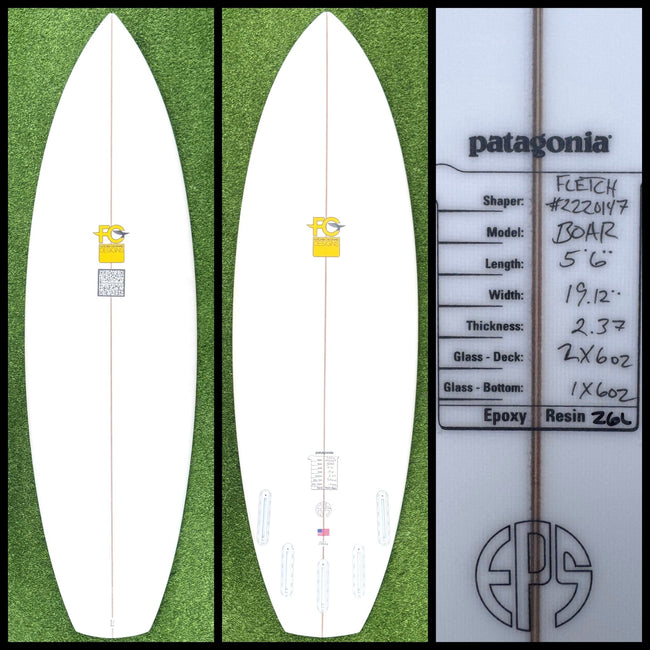 Fletcher Chounard Patagonia Surfboard 5'6 26L (NEW) - Surfboardbroker