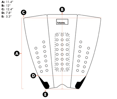 Futures Brewster Narrow Traction (NEW) - Surfboardbroker