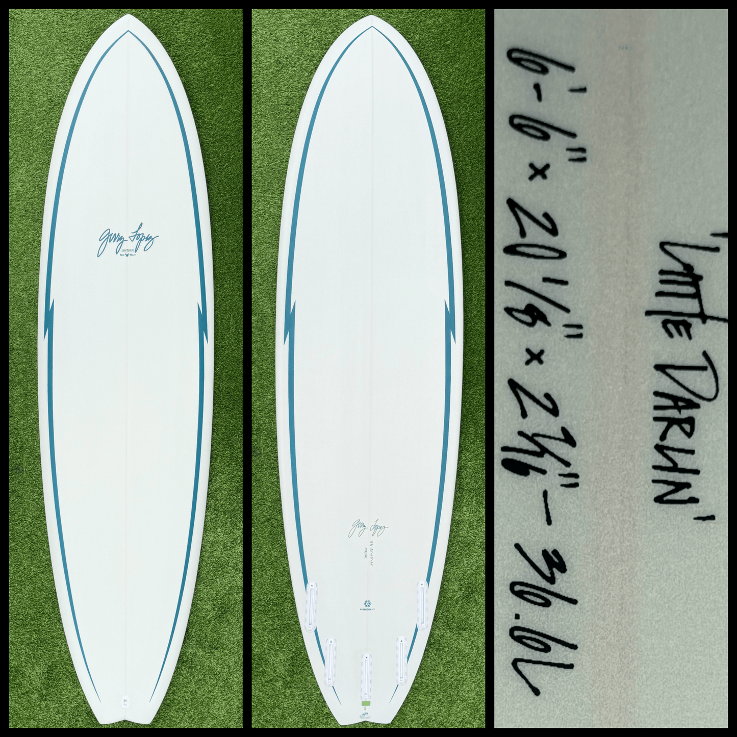 Gerry Lopez Surfboard 6’6 36L (NEW) - Surfboardbroker
