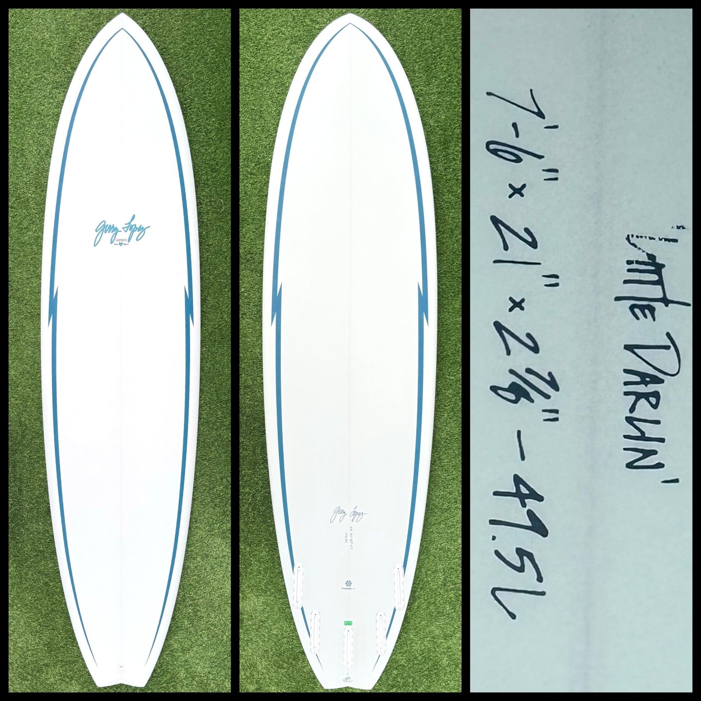 Gerry Lopez Surfboard 7'6 49L (NEW) - Surfboardbroker