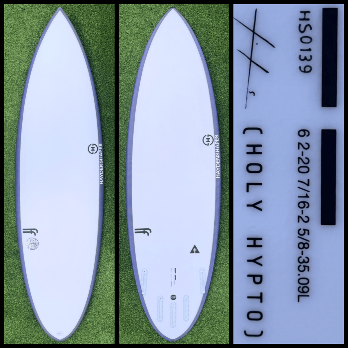 Hayden Shapes Surfboard 6’2 35L (NEW) - Surfboardbroker