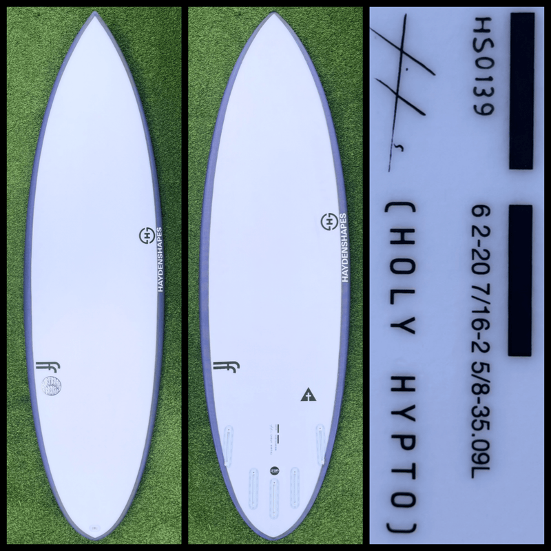 Hayden Shapes Surfboard 6’2 35L (NEW) - Surfboardbroker
