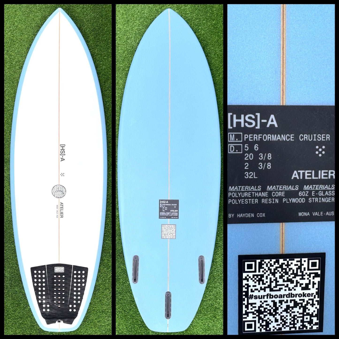 Hayden Surfboard 5'6 32L (USED) - Surfboardbroker