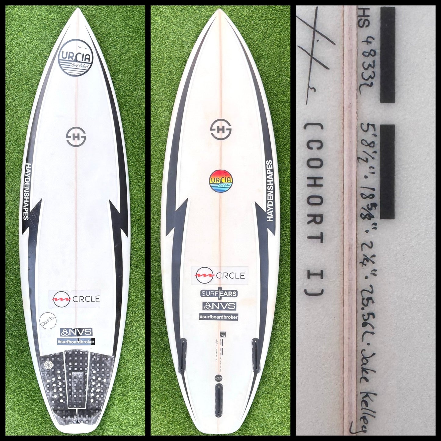 Hayden Surfboard 5'8 25L Jake Kelley (USED) - Surfboardbroker