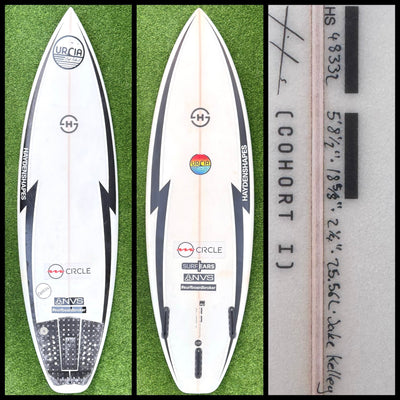 Hayden Surfboard 5'8 25L Jake Kelley (USED) - Surfboardbroker