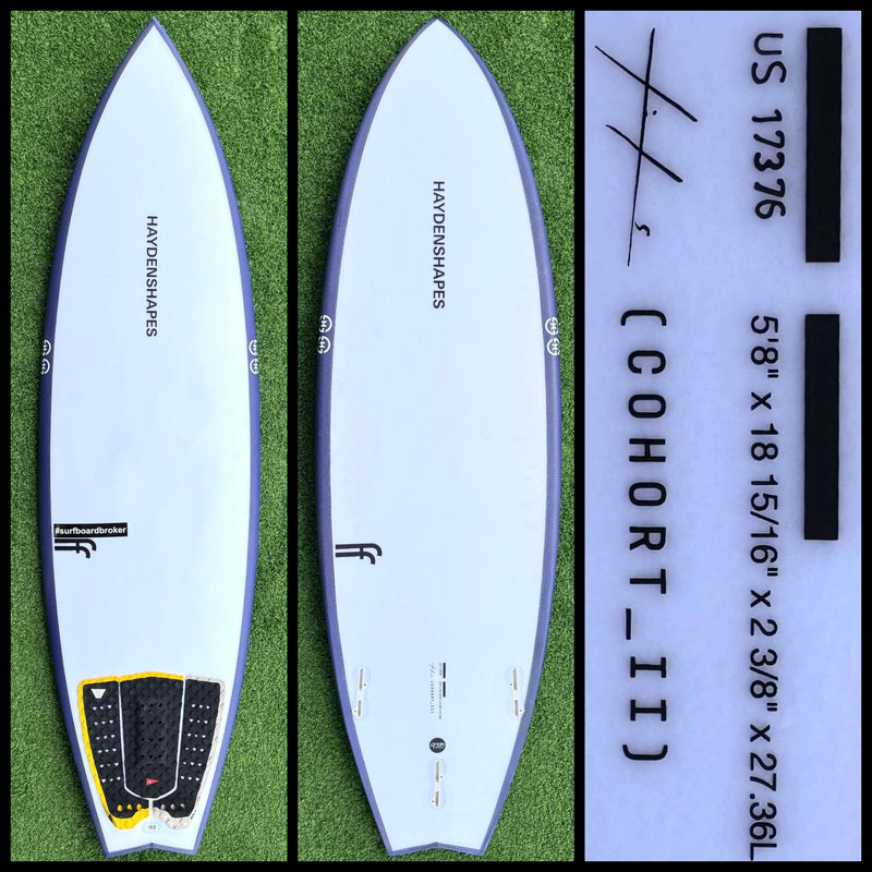 Hayden Surfboard 5'8 27L (USED) - Surfboardbroker