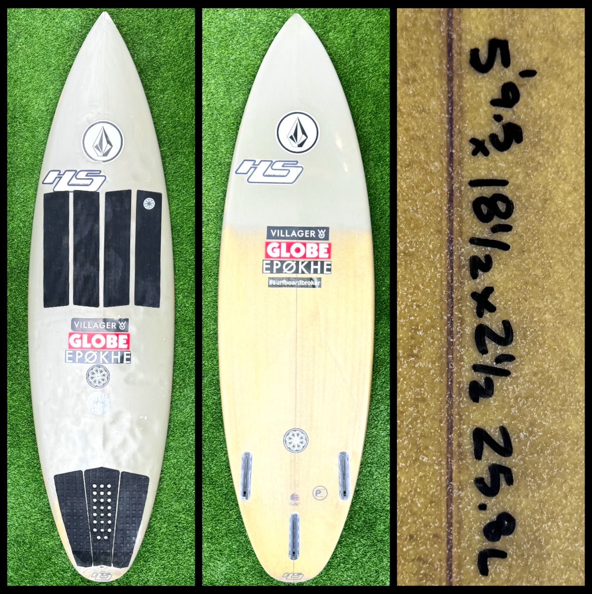 Hayden Surfboard 5’9 25L For Nate Tyler (USED) - Surfboardbroker
