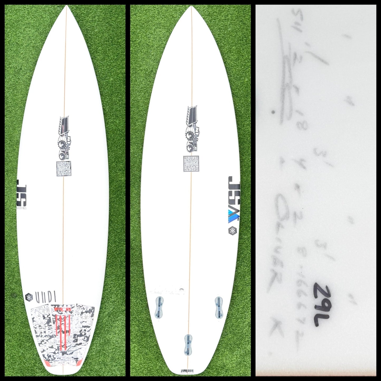 JS Surfboard 5’11 29L Oliver Kurtz (USED) - Surfboardbroker