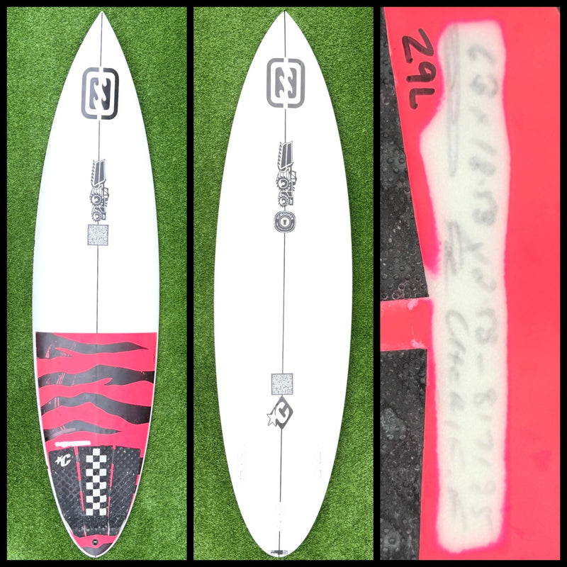JS Surfboard 6'3 29L Cherif Fall (USED) - Surfboardbroker