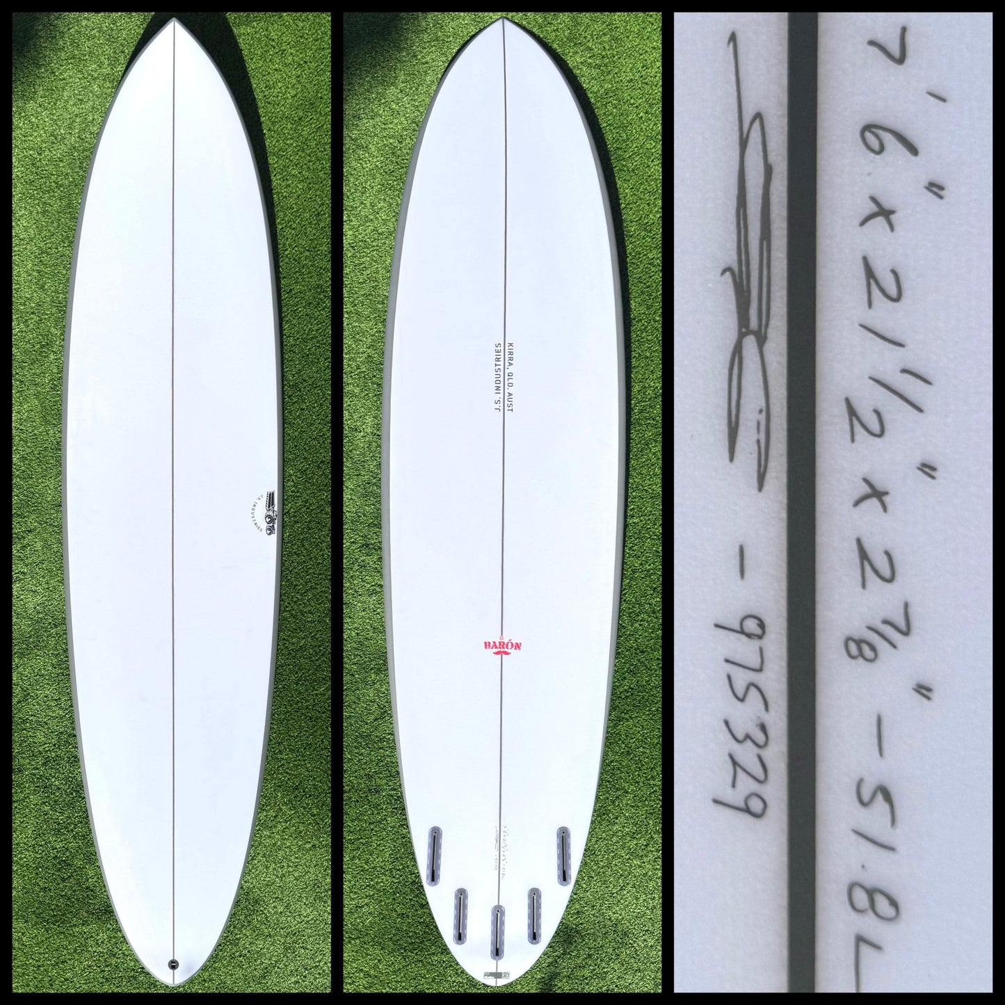 JS Surfboard 7'6 51L (NEW) - Surfboardbroker