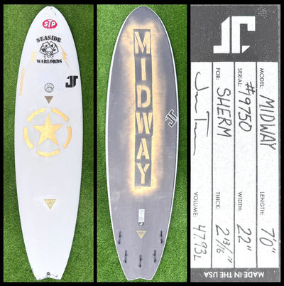 JT Dark Arts Surfboard 7'0 47L T Sherms (USED) - Surfboardbroker