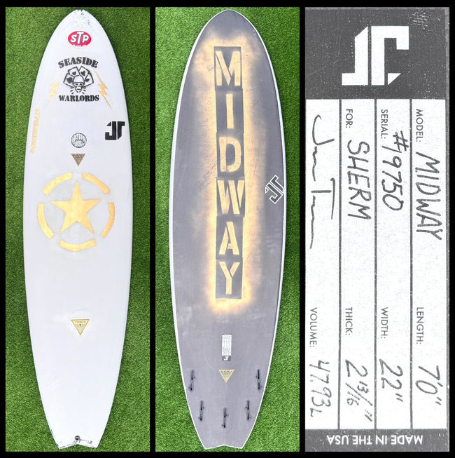 JT Dark Arts Surfboard 7'0 47L T Sherms (USED) - Surfboardbroker