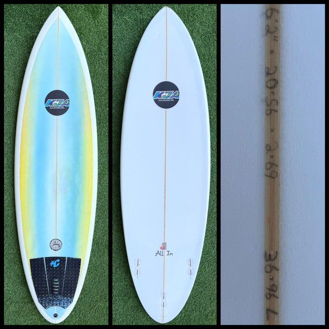 KJA Designs Surfboard 6'2 36L (USED) - Surfboardbroker