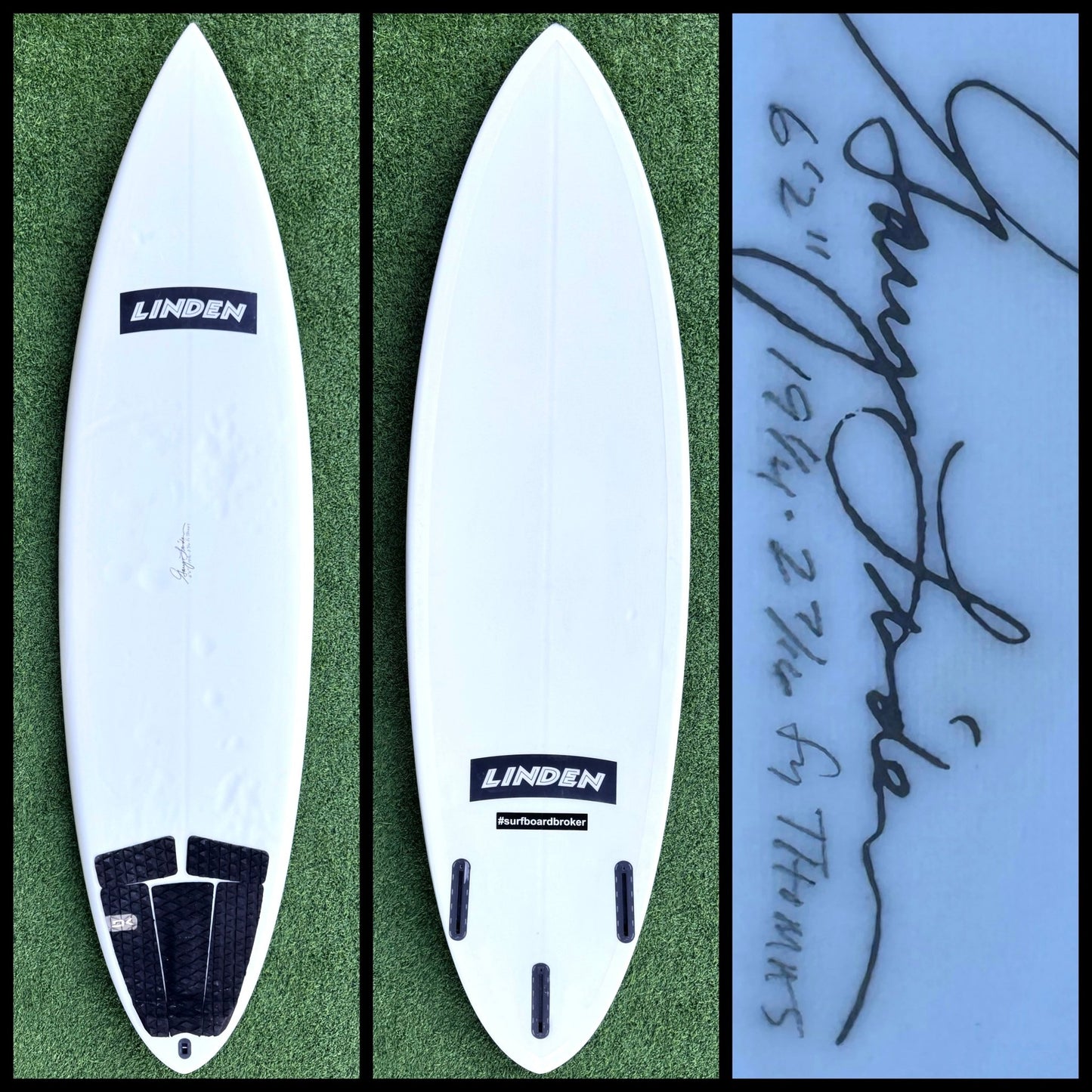 Linden Surfboard 6'2 35L (USED) - Surfboardbroker
